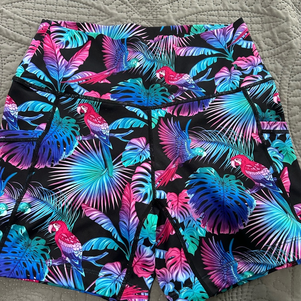 Constantly Varied Gear Tropical Teal Blue Purple Shorts 4” inseam!